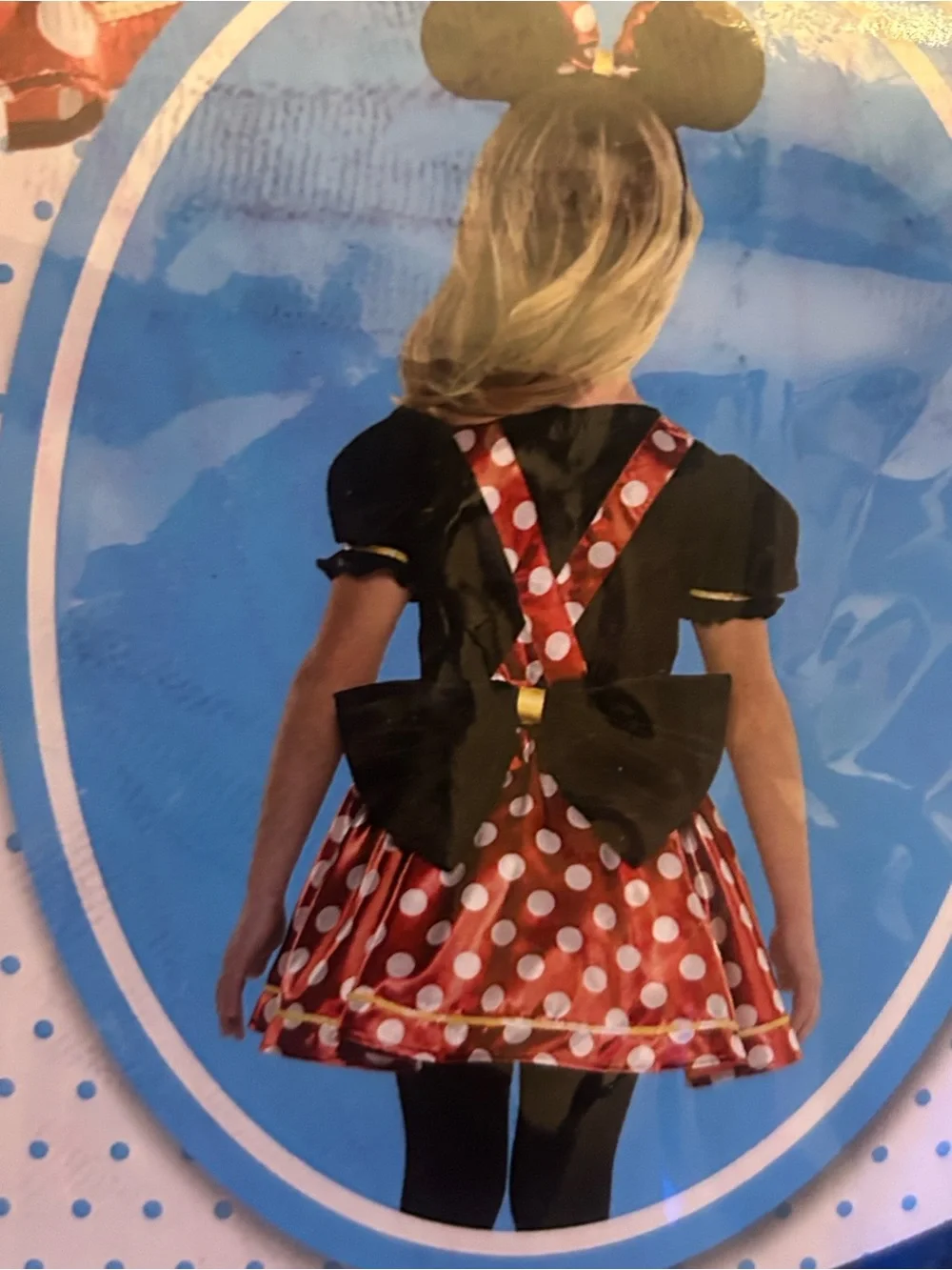 MINNIE MOUSE RED POLKA DOT COSTUME, Toddler GIRLS Size 3-4, DISNEY 2 price dress